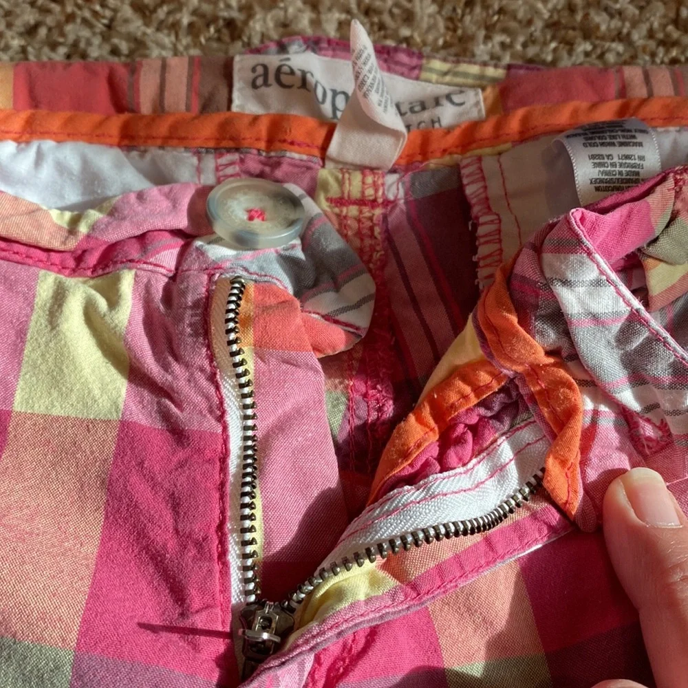 Plaid Bermuda Shorts - Picture 3 of 5